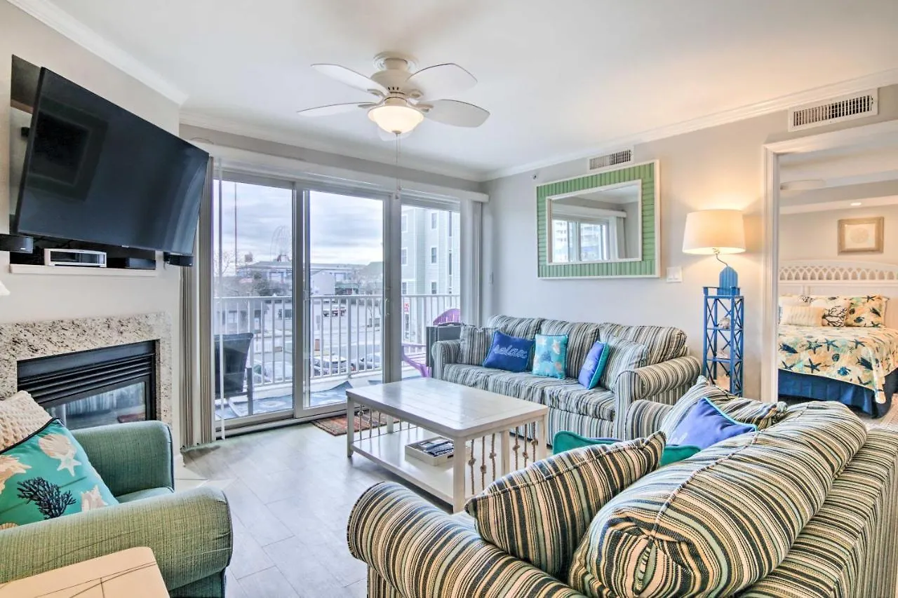 Ocean City Condo Spacious Balcony, Walk To Beach! Apartment Ocean City